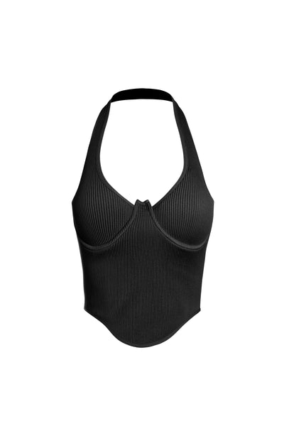171224 RIBBED PUSH UP HALTERS