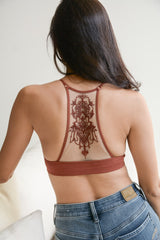 17176 Backless Boho Detail Bralettes