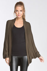 Hanna Batwing Cardigan in Olive