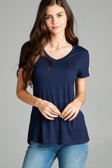 Rachel Tee in Navy