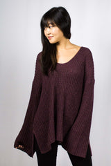 Naya Sweater in Wine