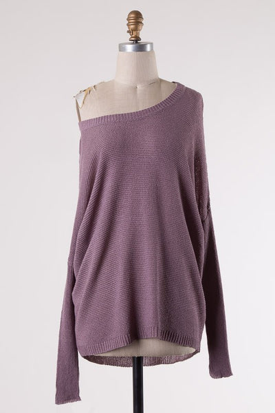 Kinsley Sweater in Mauve