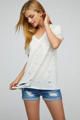Distressed Charlea Tee