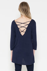 Mirage Criss Cross Backless Top