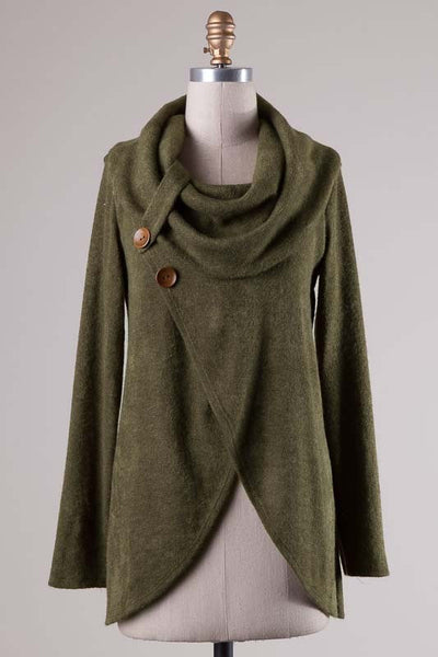 Paisley Sweater in Olive