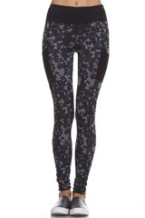 Shades of Grey Camo Workout Leggings