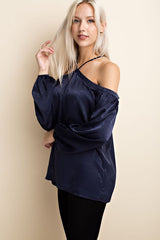 Ellie Blouse in Navy