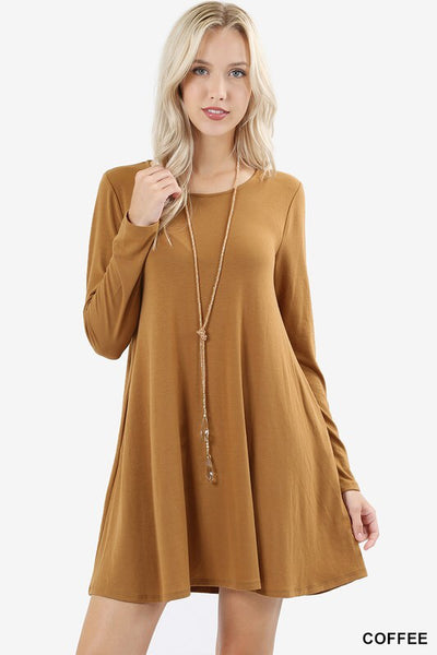 Emily Dress in Mustard