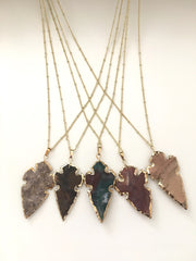 Kaitlin Jagged Arrowhead Necklace