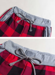Plaid Joggers