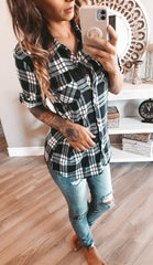 WHOLESALE 1324 NAVY/WHITE FLANNEL