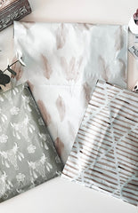 Neutral Earth Toned Bohemian Poly Mailers