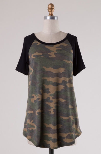 Jane Camo Tee