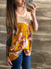 Jenna Floral Halter