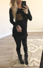 Leopard Pocket Blouse