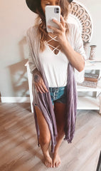 Plum Ombré Kimono