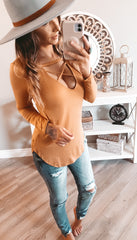 Amelia Blouse in Mustard