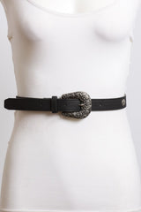 Black Medallion Belt