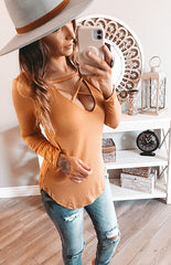 Amelia Blouse in Mustard