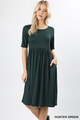 Hunter Green Dress