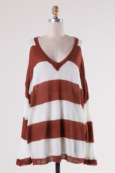 Kimberly Sweater in Rust