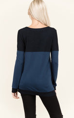 Tiffany Blouse in Navy