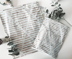 Pampas Grass Neutral Bohemian Poly Mailers