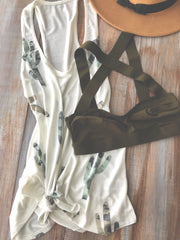Kelly Camo Cactus Tank