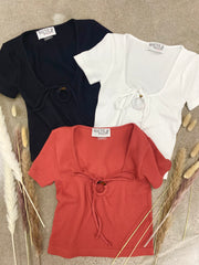 172168 TIE CROP TOP