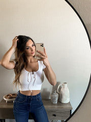 172168 TIE CROP TOP