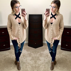 Maggie Sweater in Taupe
